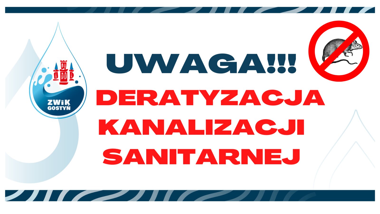 Deratyzacja kanalizacji sanitarnej