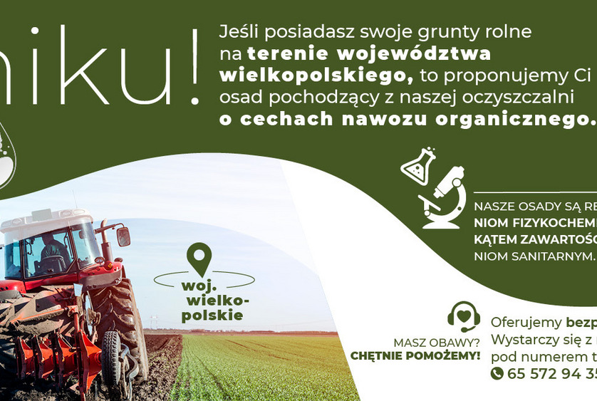 Rolnicze wykorzystanie osadów ściekowych